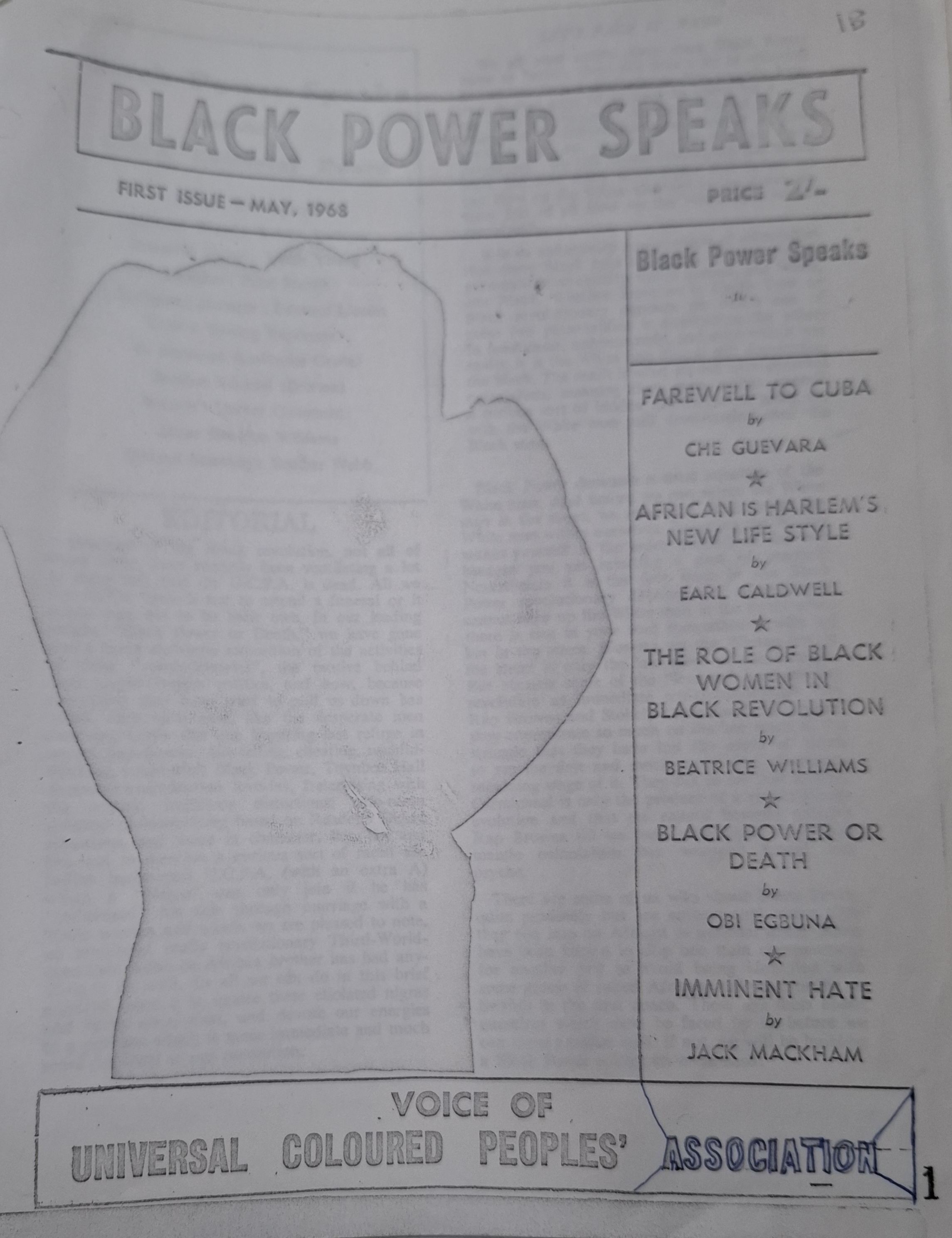 Black Power Speaks Volume 1