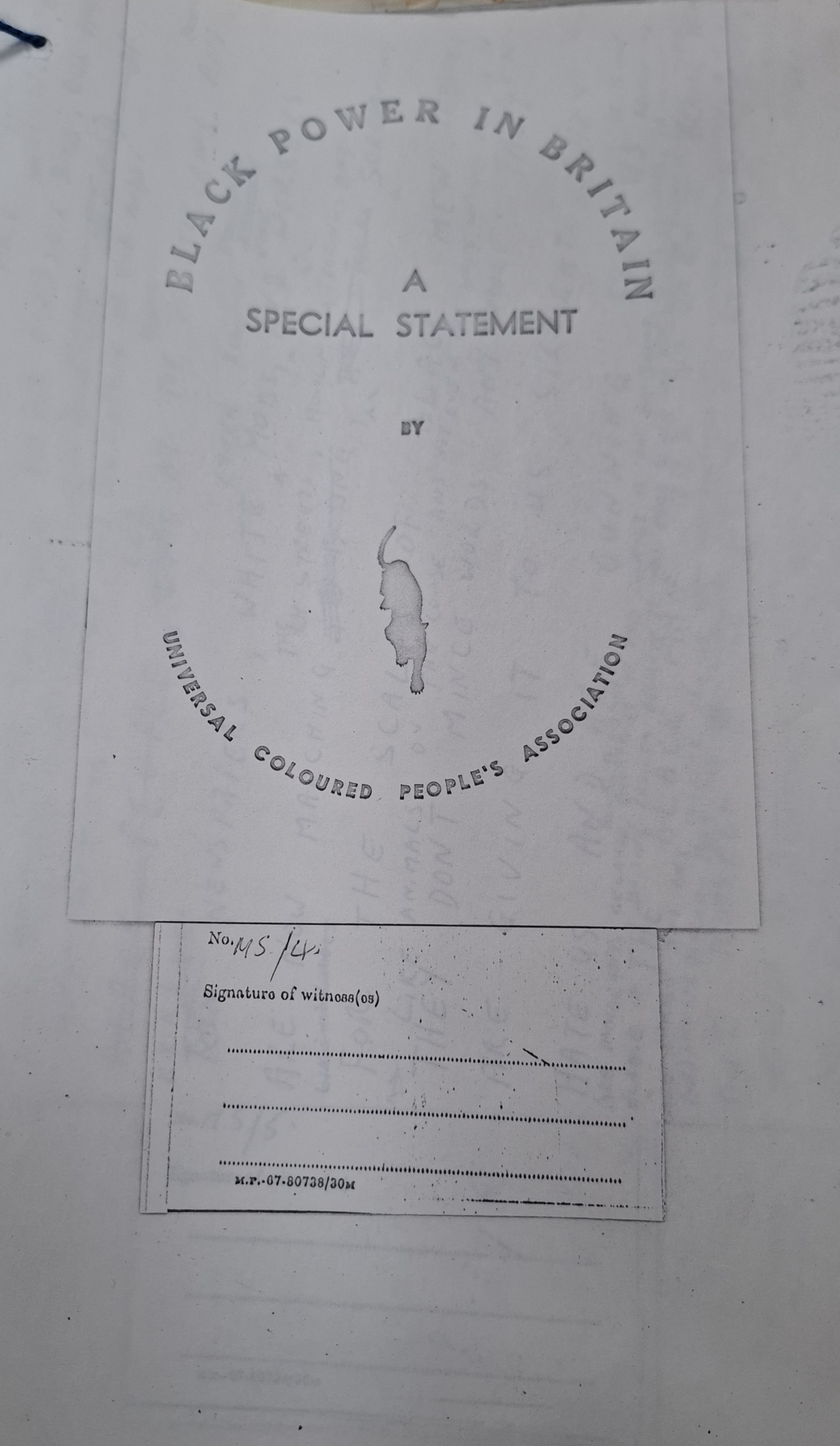 United Coloured People's Association: Black Power in Britain