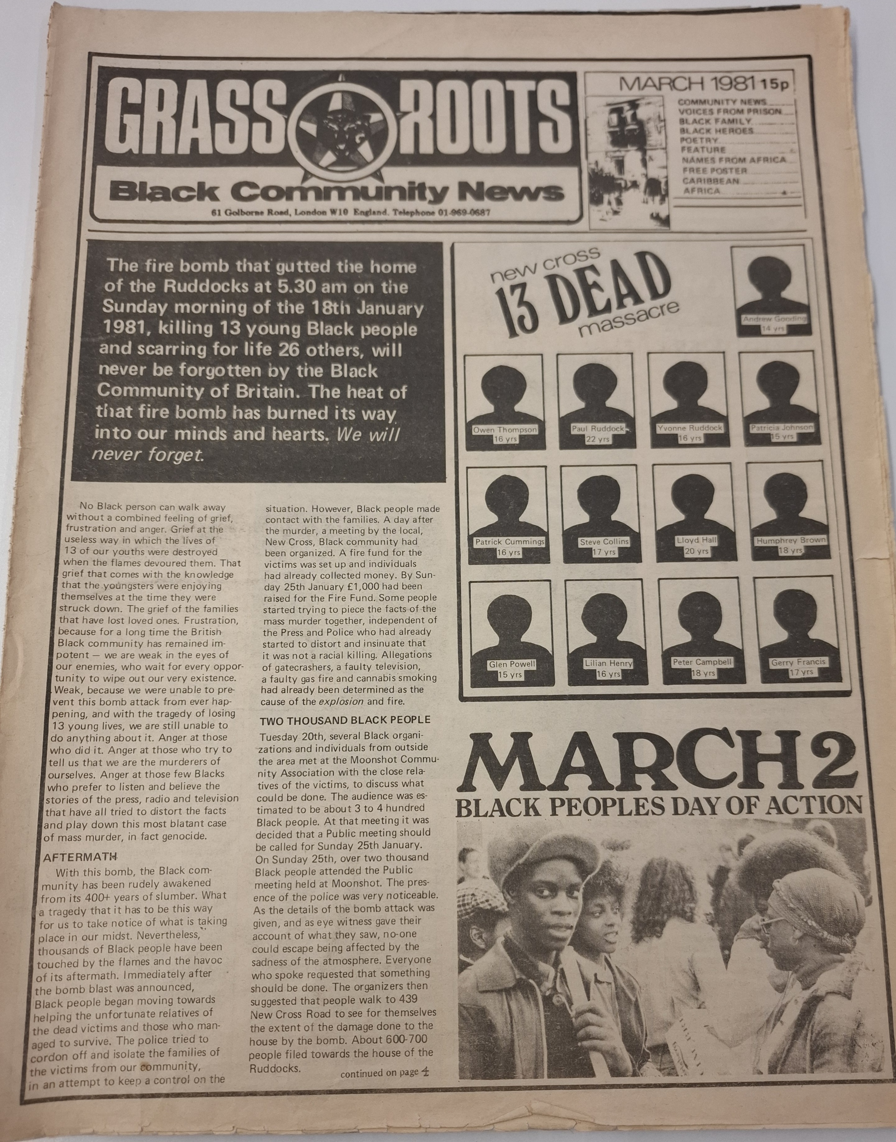 Grassroots: New Cross Massacre